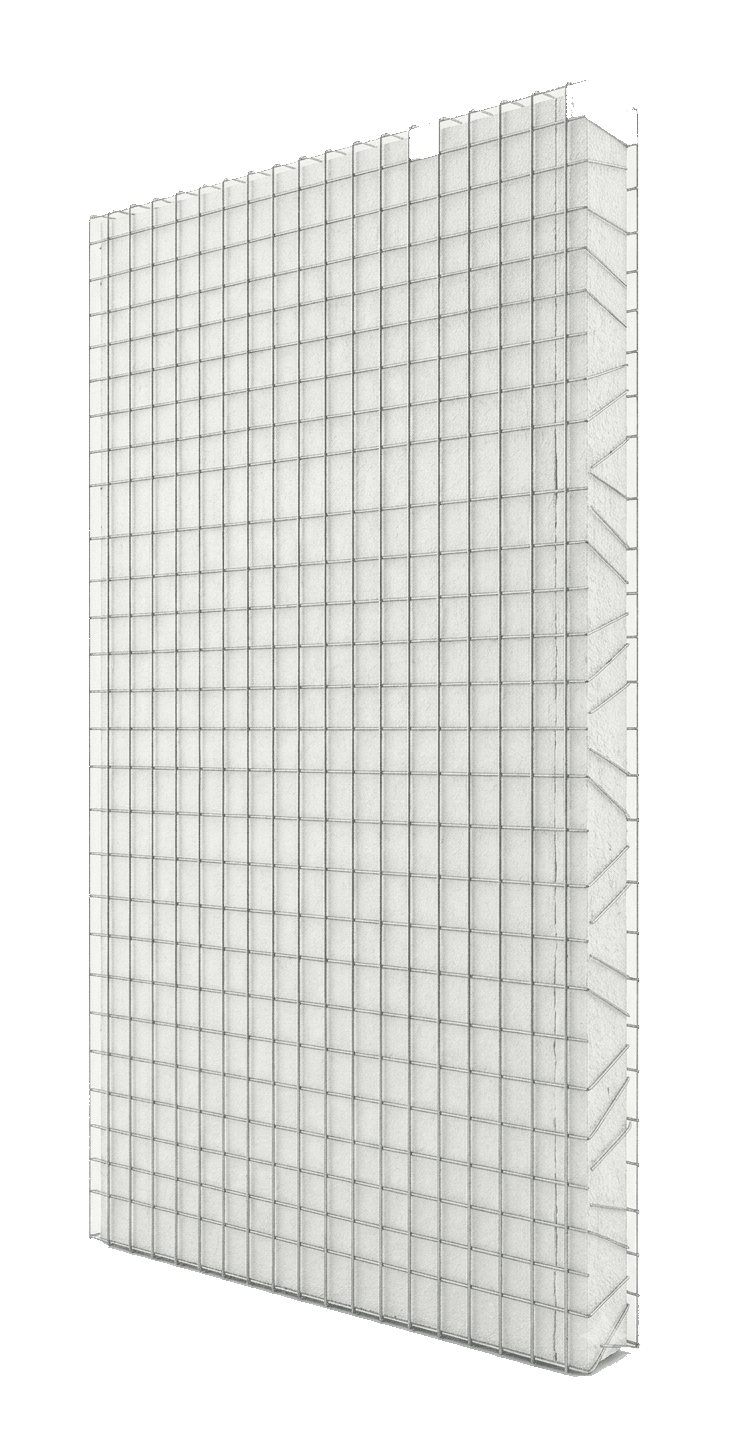 Render del panel APC de cerramiento — imagen ilustrativa